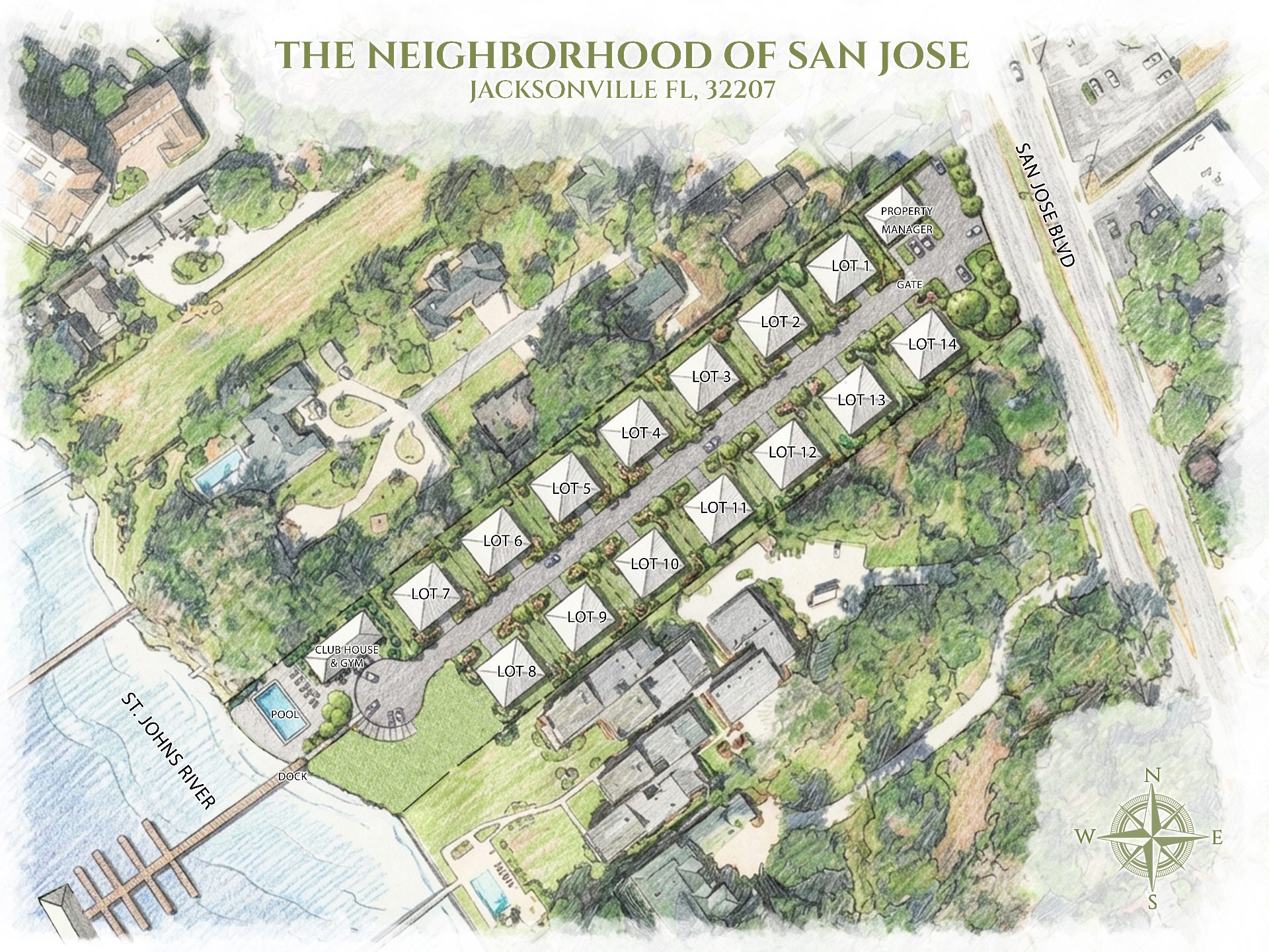 The Neighborhood at San Jose streetscape
