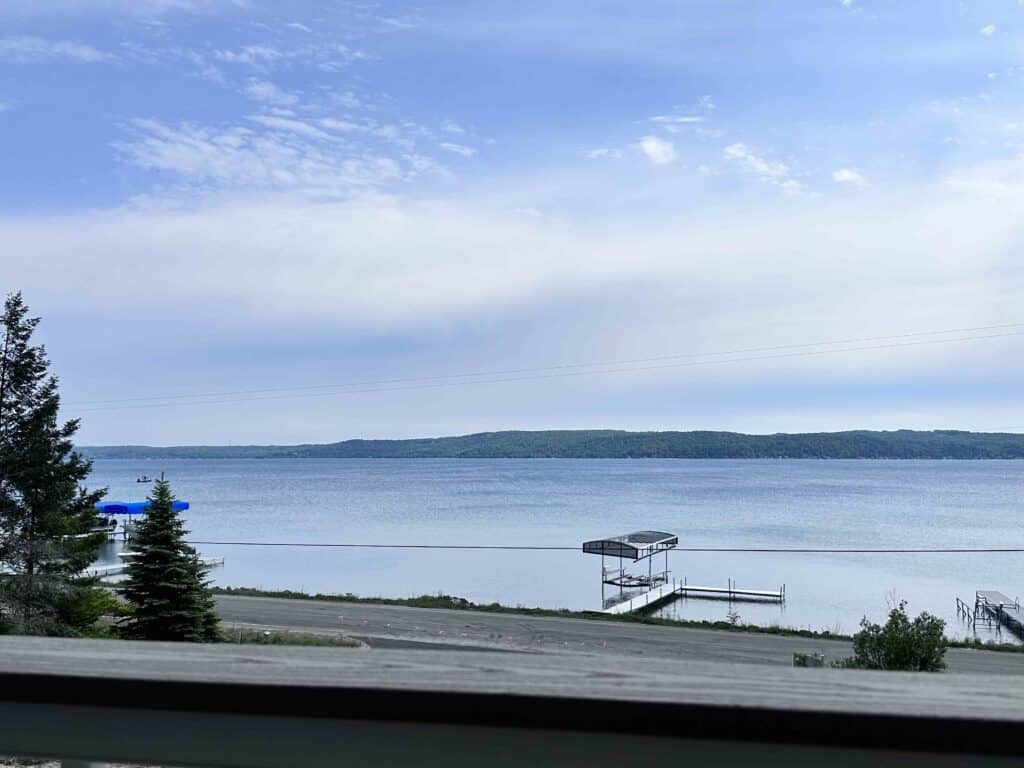 Crystal Lake vacation rental with dock
